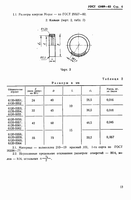 Страница 6 ГОСТ 13409-83