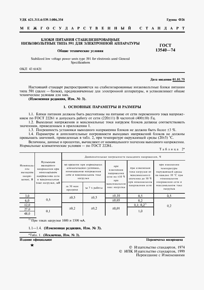 Страница 2 ГОСТ 13540-74