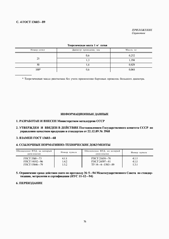 Страница 4 ГОСТ 13603-89