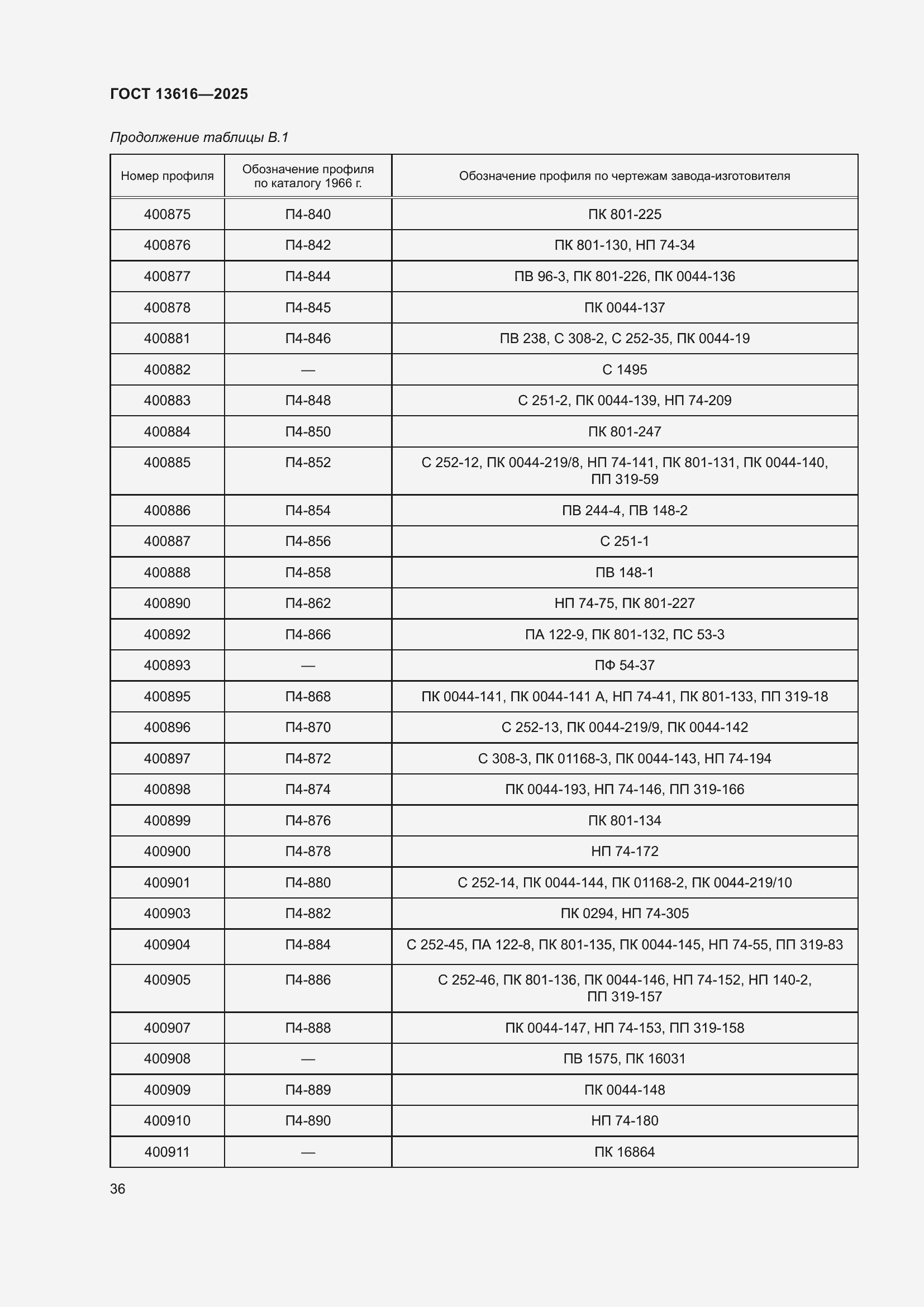 Страница 40 ГОСТ 13616-2025