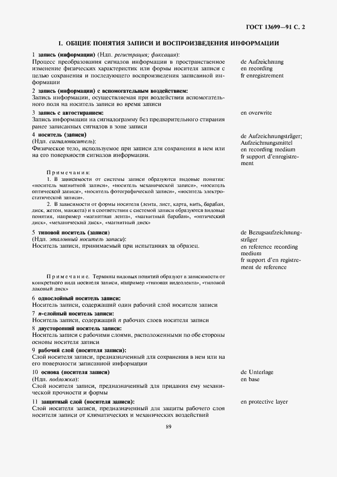 Страница 2 ГОСТ 13699-91