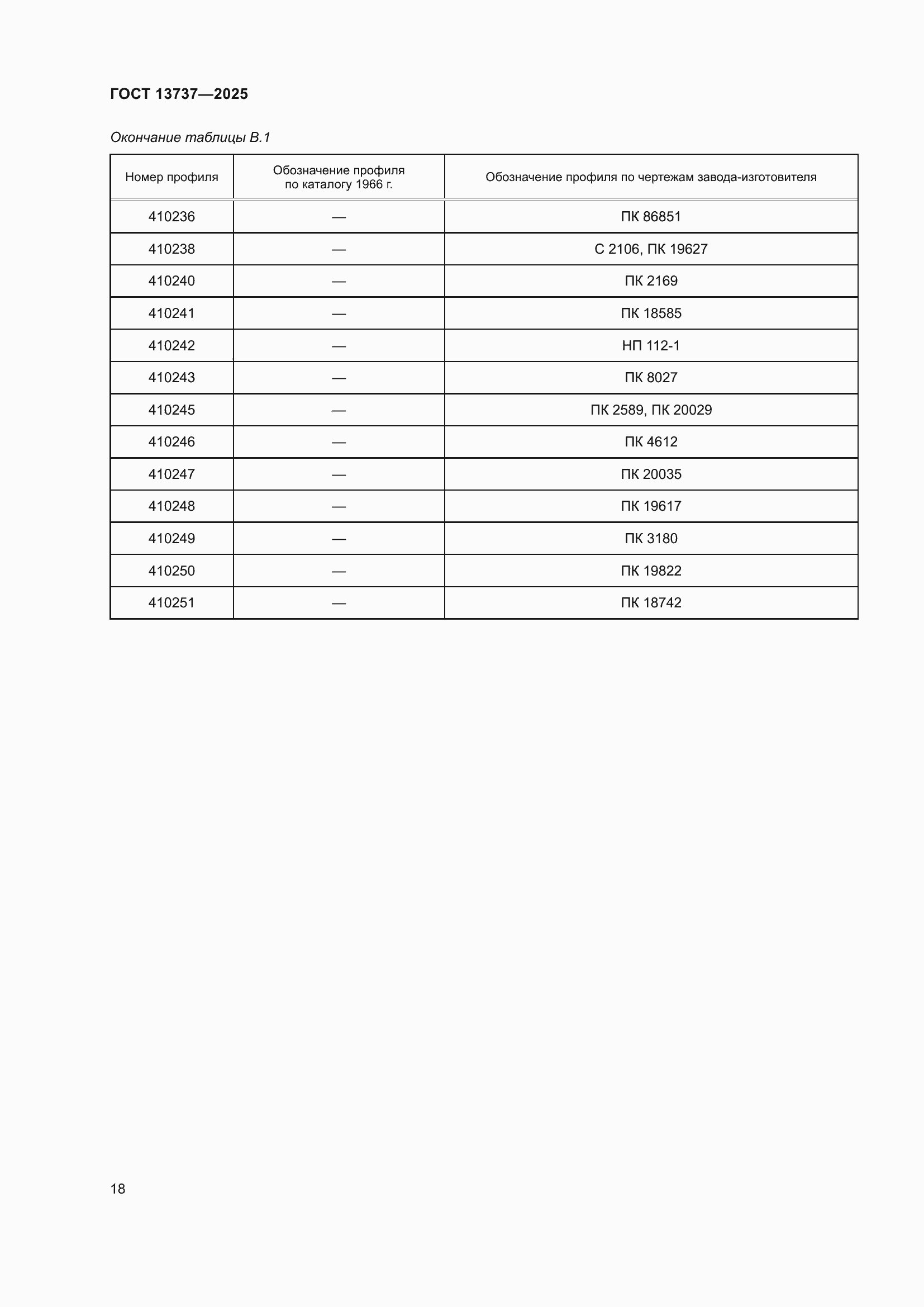 Страница 22 ГОСТ 13737-2025