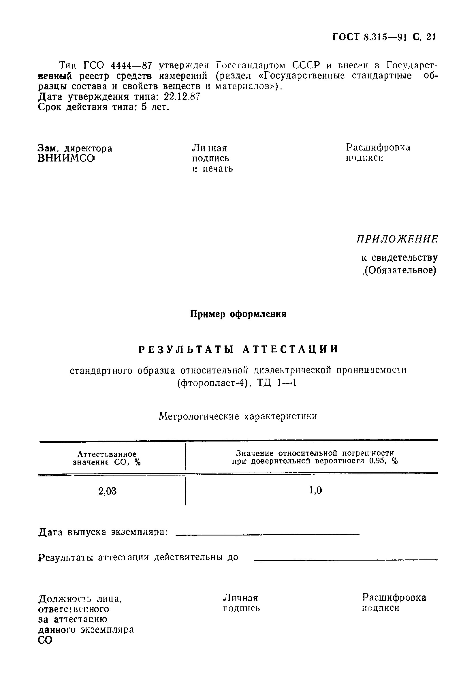 Страница 22 ГОСТ 8.315-91