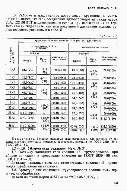 Страница 11 ГОСТ 13977-74