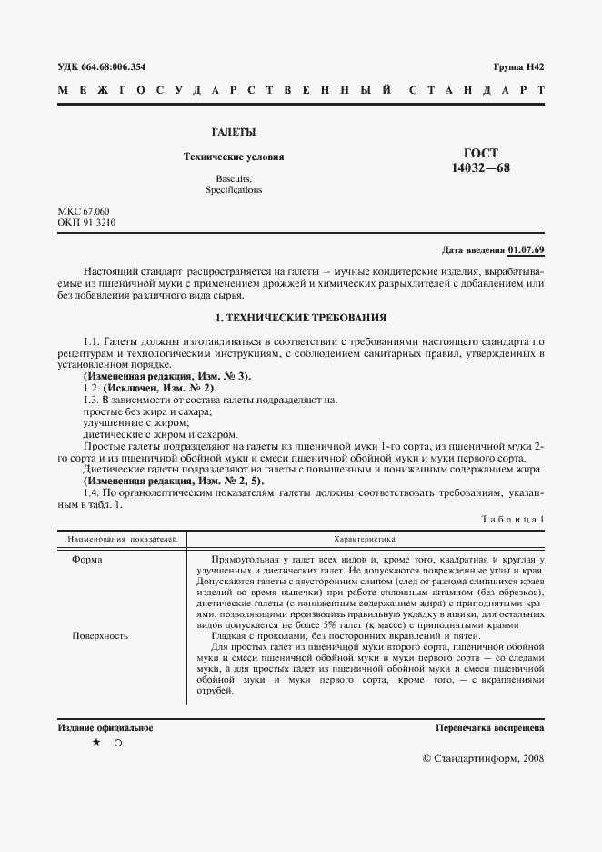 Страница 2 ГОСТ 14032-68