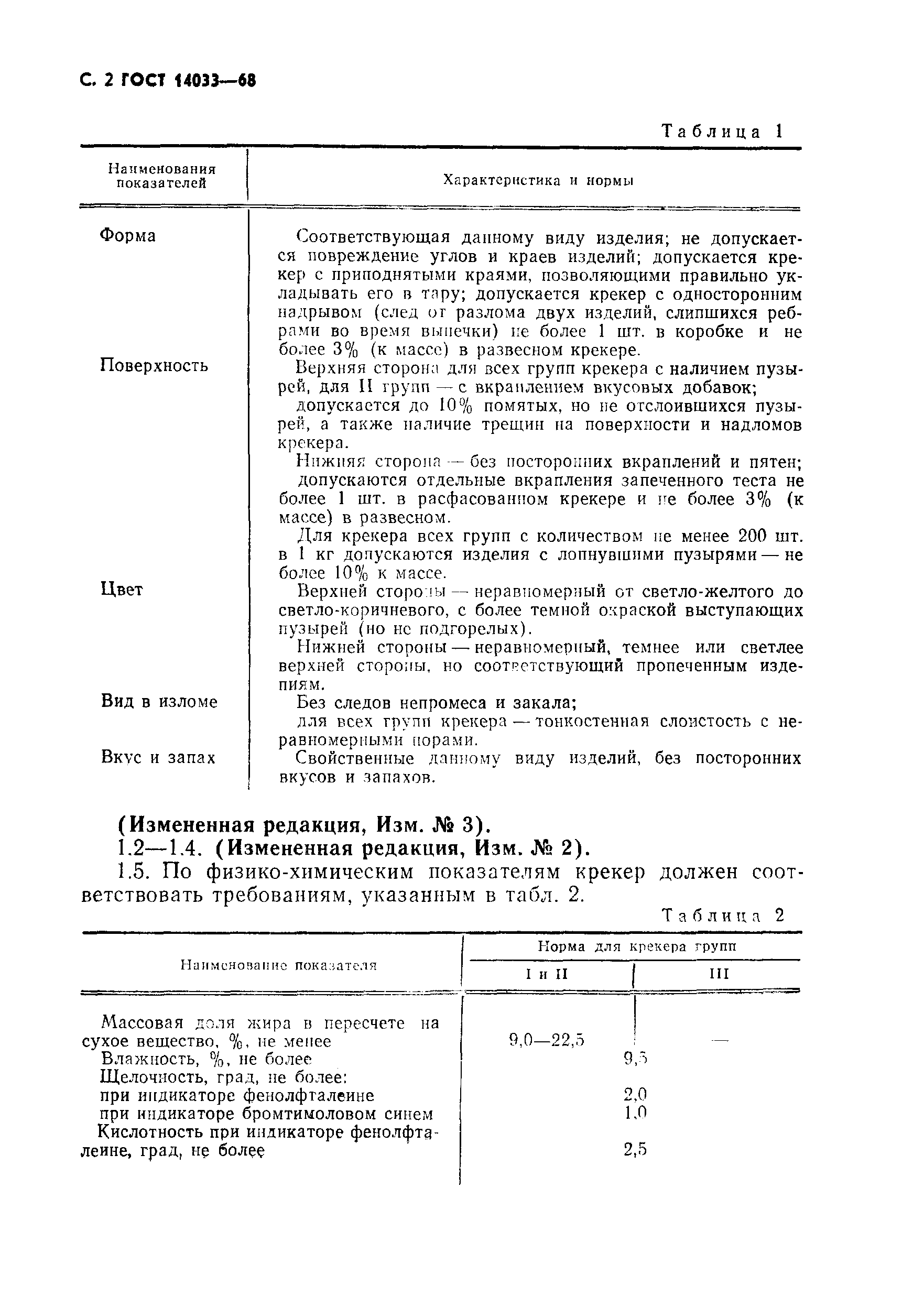 Страница 3 ГОСТ 14033-68
