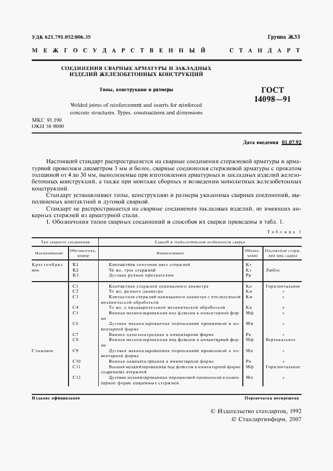 Страница 2 ГОСТ 14098-91