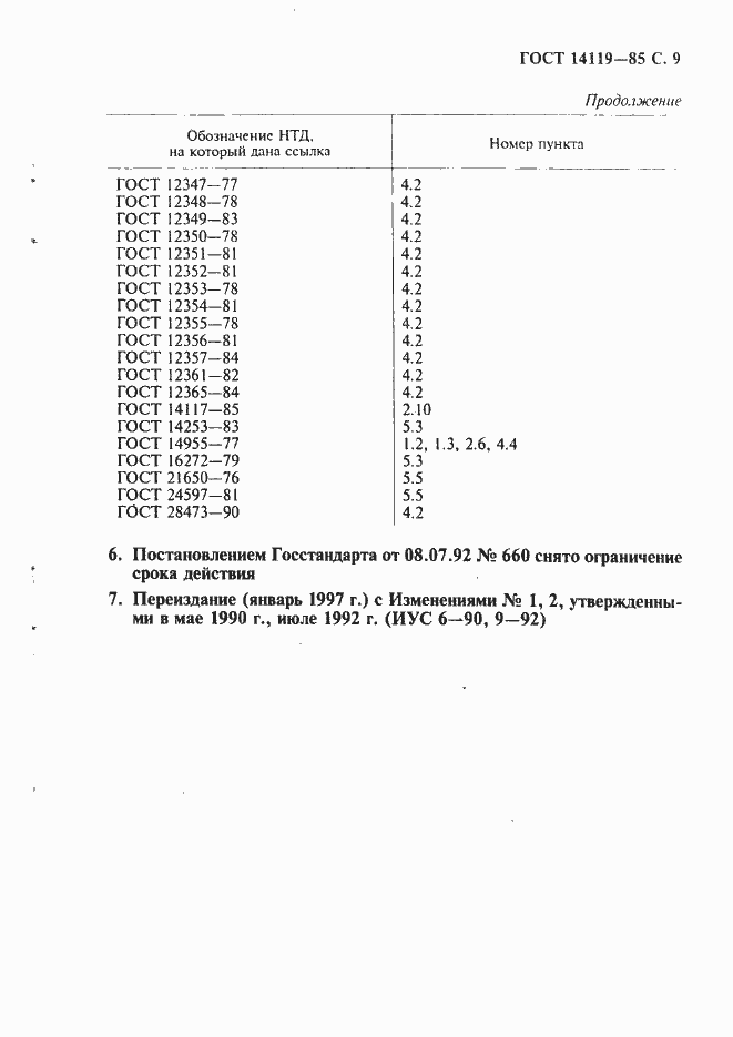 Страница 10 ГОСТ 14119-85