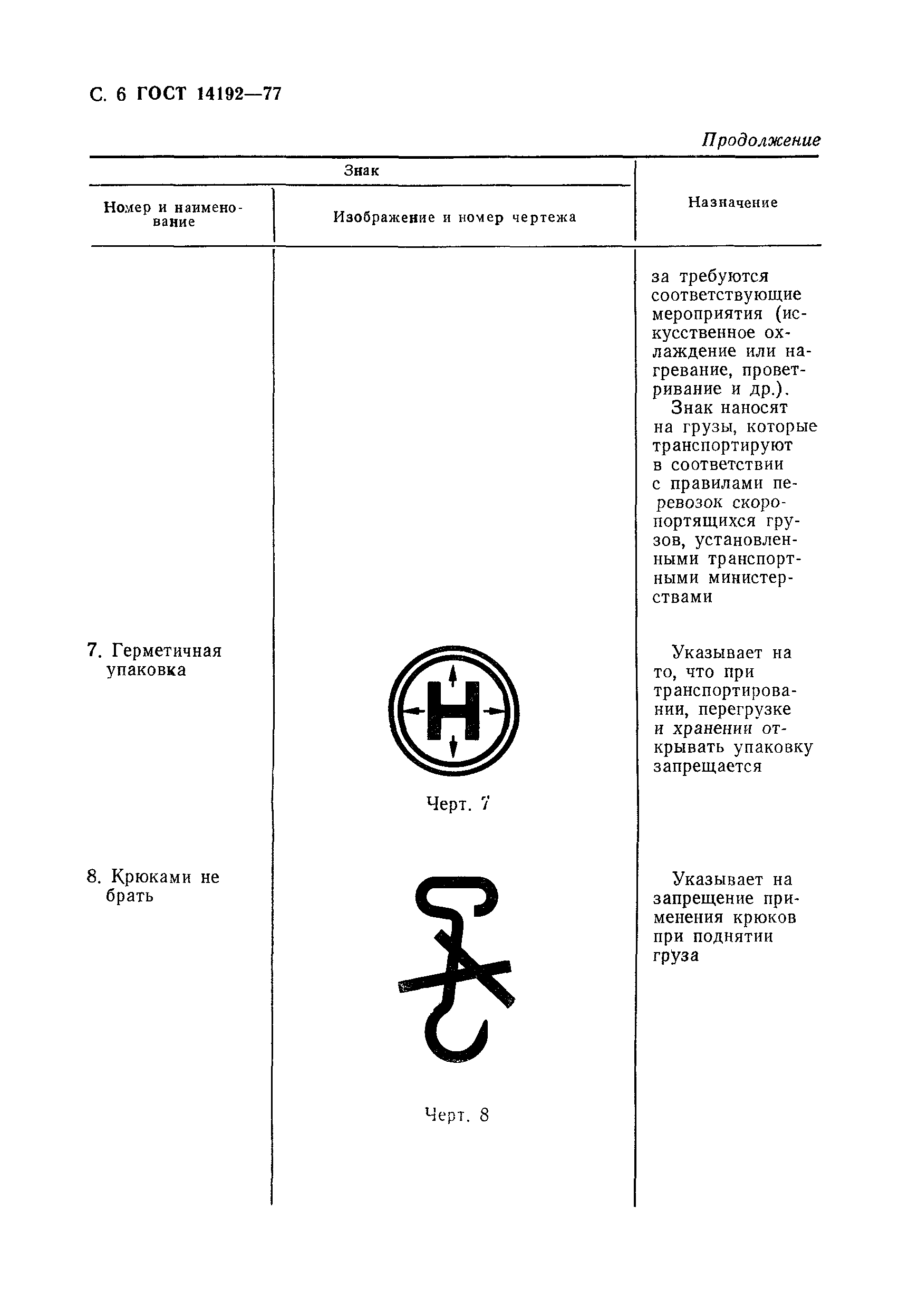 Страница 7 ГОСТ 14192-77