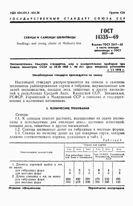 Страница 3 ГОСТ 14335-69