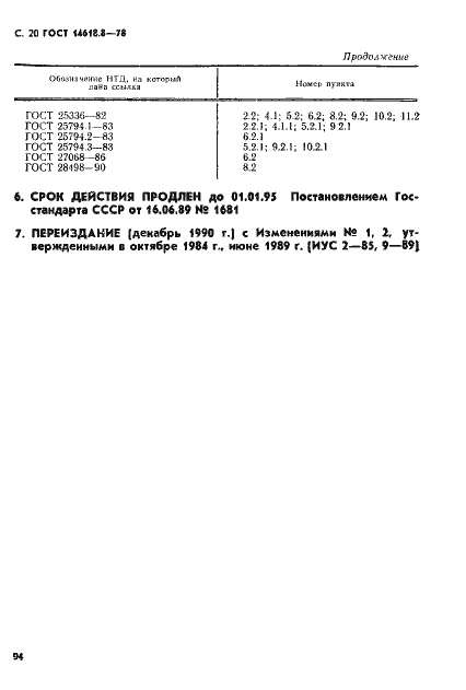 Страница 20 ГОСТ 14618.8-78