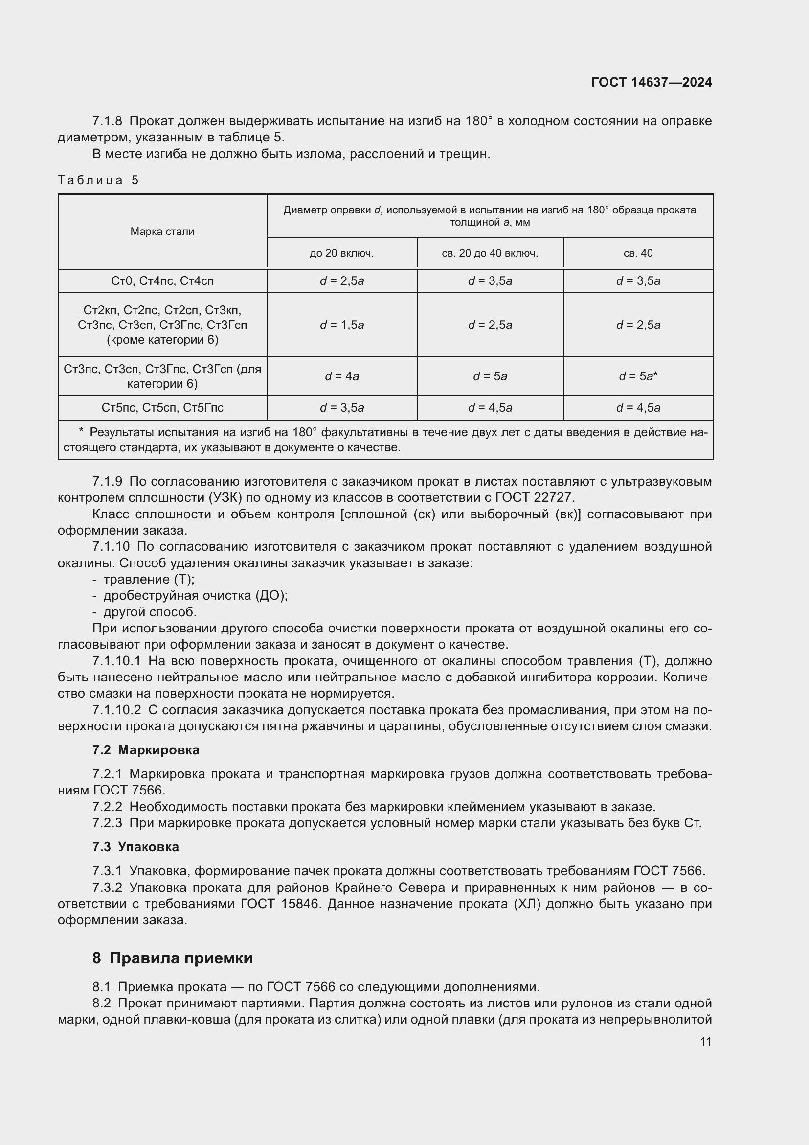 Страница 15 ГОСТ 14637-2024