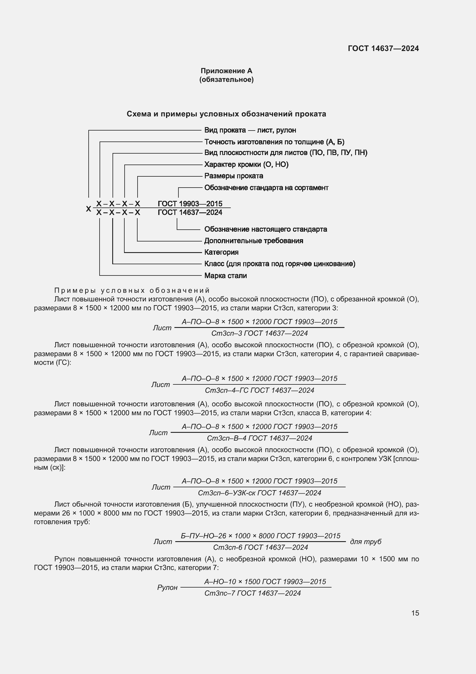 Страница 19 ГОСТ 14637-2024