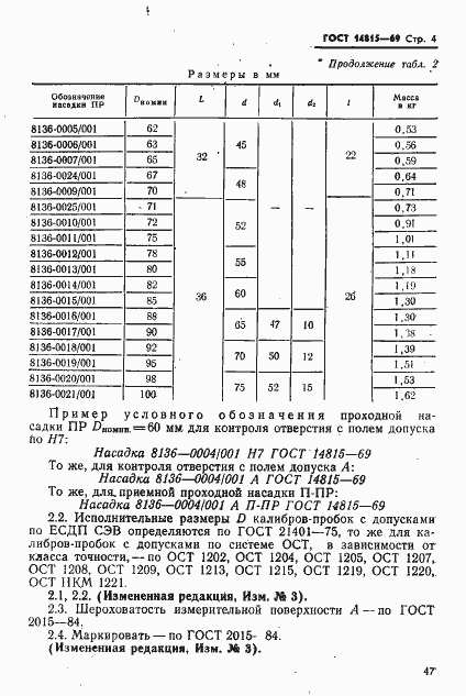 Страница 4 ГОСТ 14815-69