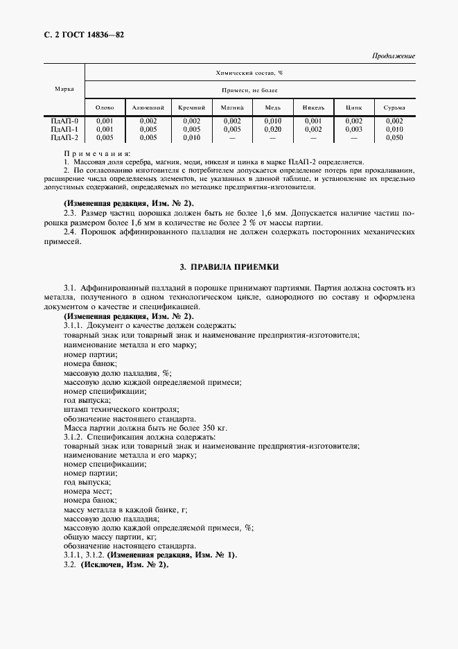 Страница 3 ГОСТ 14836-82