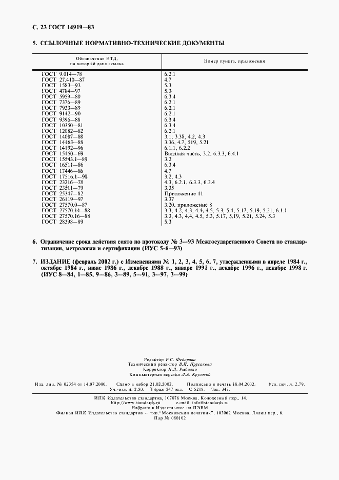 Страница 24 ГОСТ 14919-83