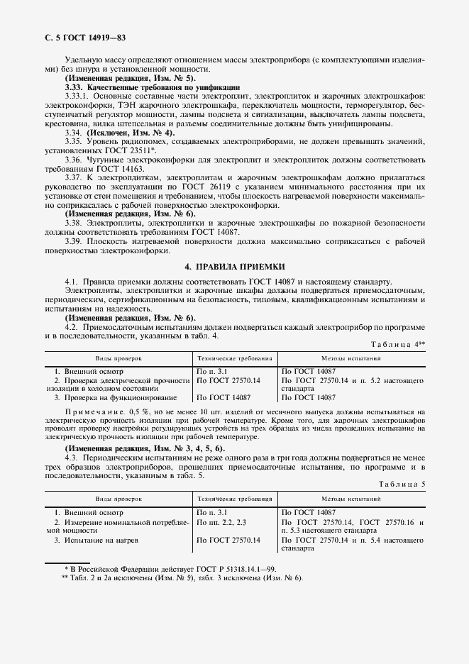 Страница 6 ГОСТ 14919-83