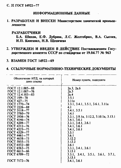 Страница 33 ГОСТ 14922-77