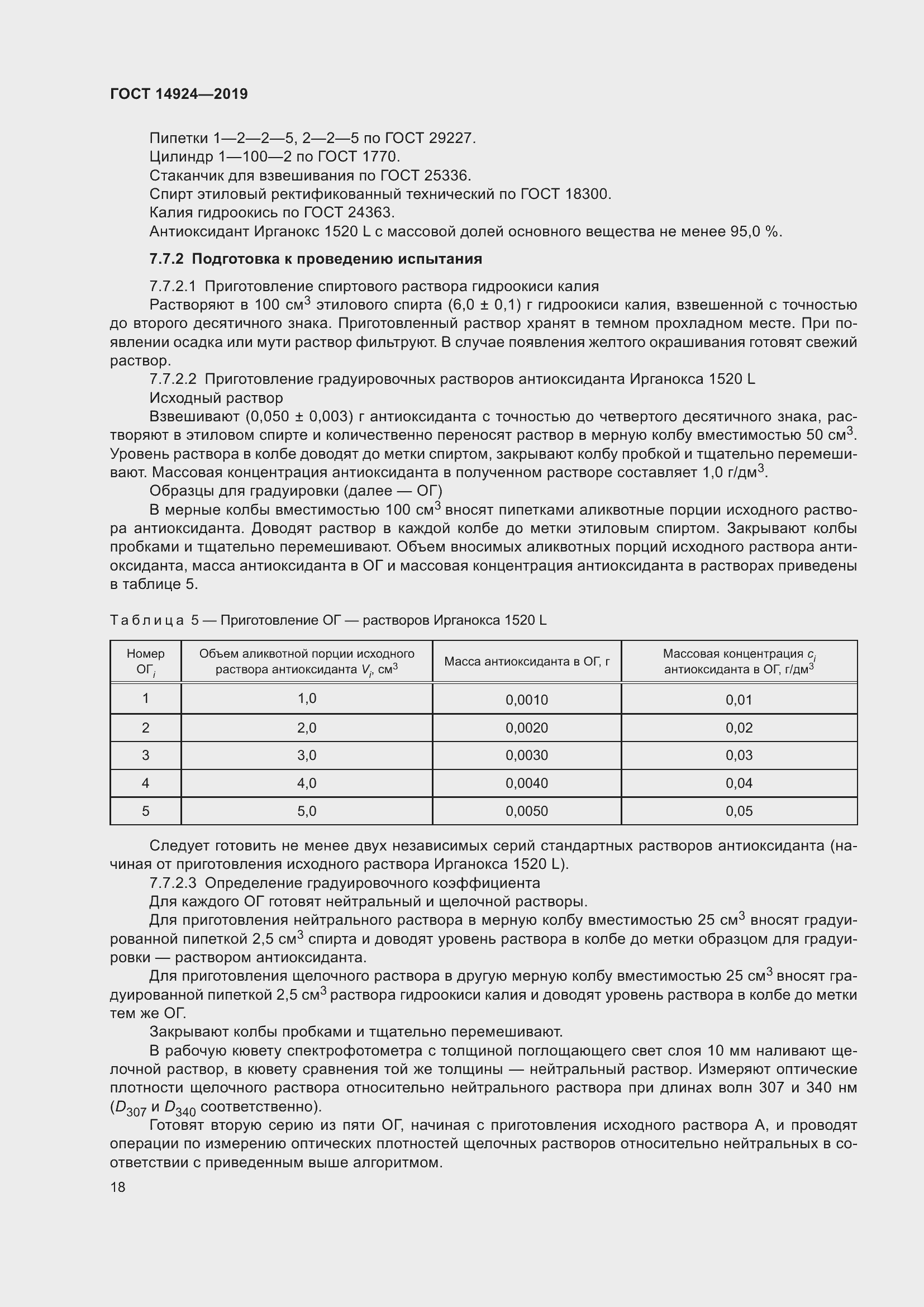 Страница 22 ГОСТ 14924-2019