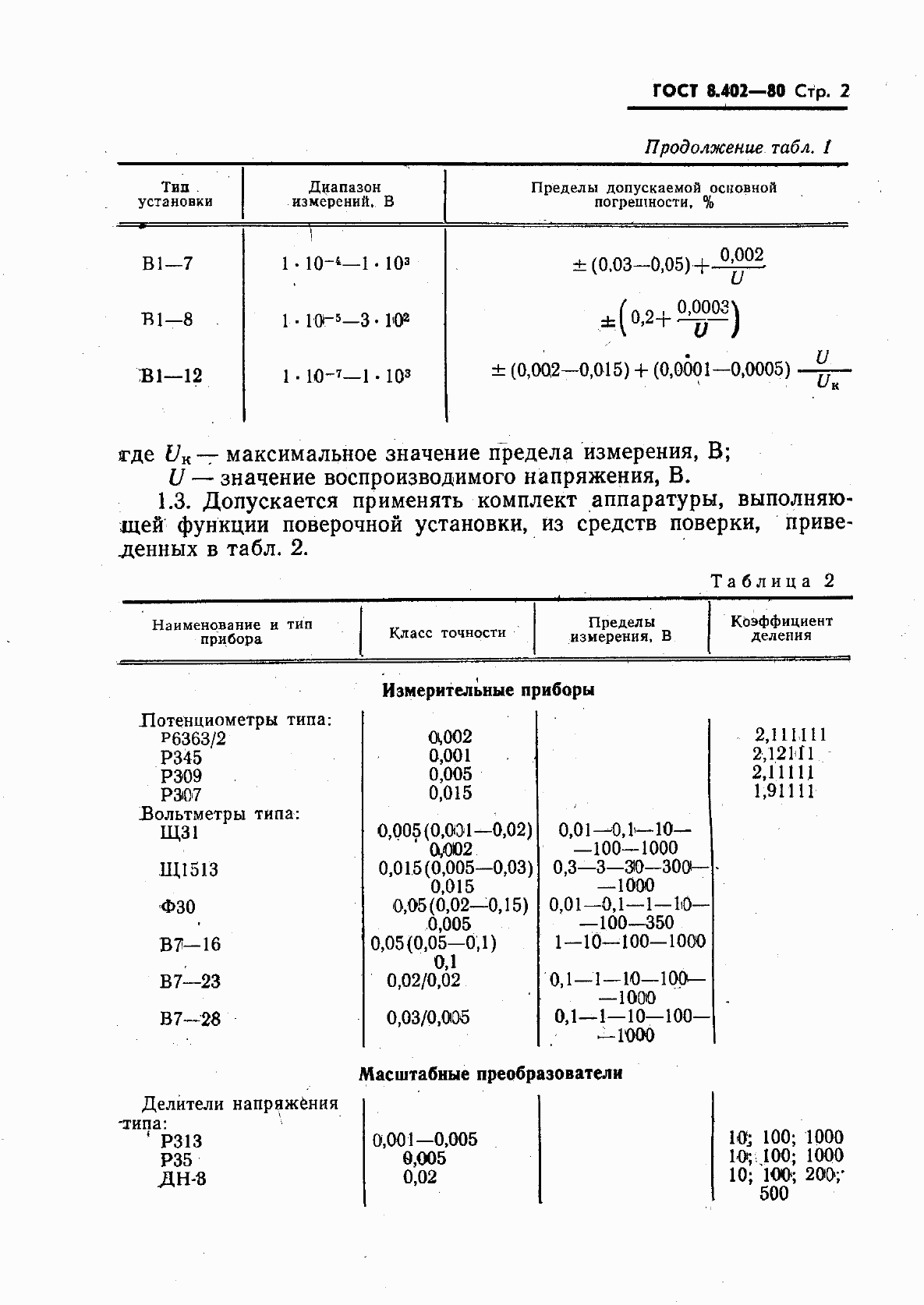 Страница 3 ГОСТ 8.402-80
