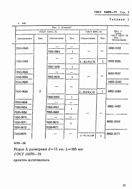 Страница 3 ГОСТ 15070-75