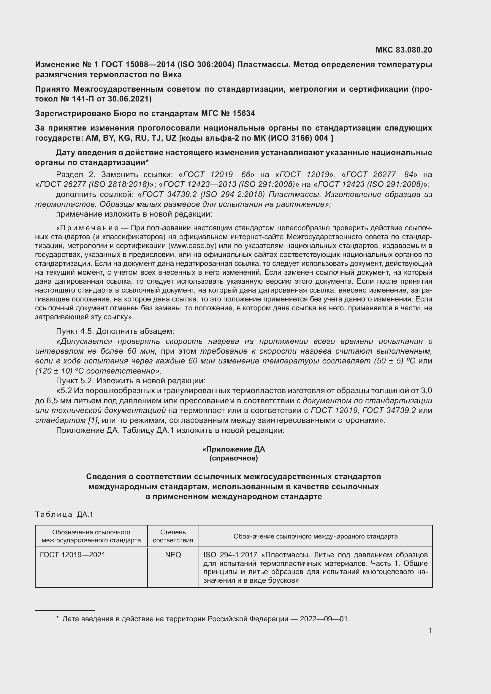 Приложение №1