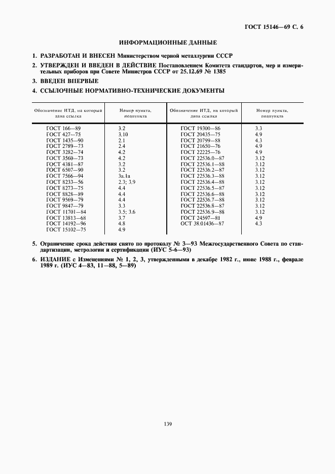 Страница 6 ГОСТ 15146-69