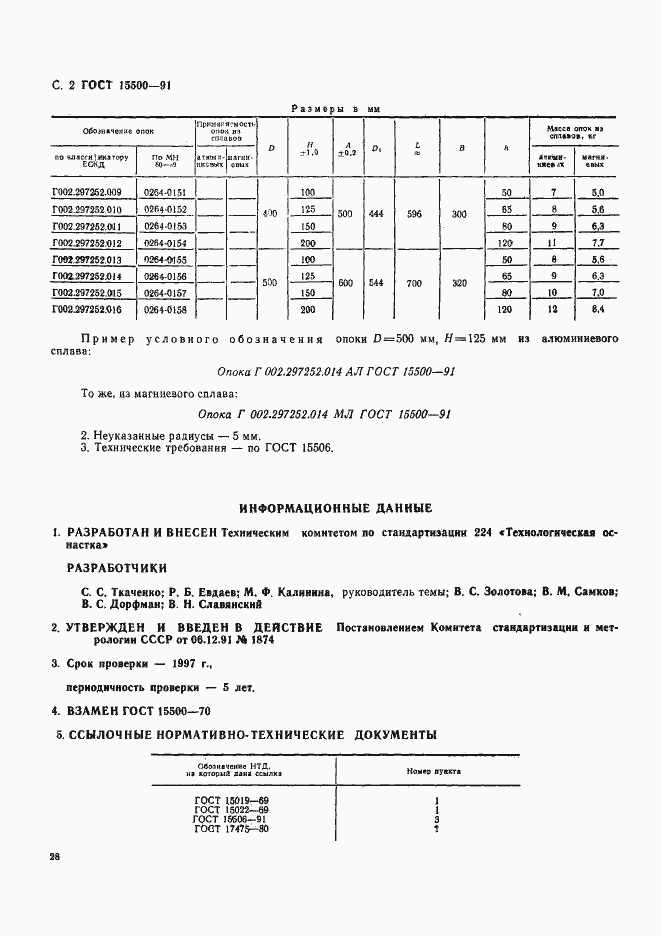 Страница 2 ГОСТ 15500-91