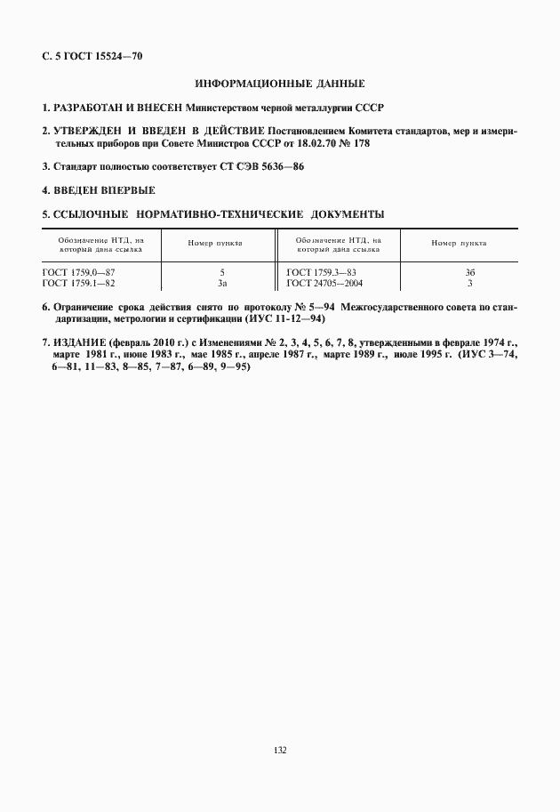 Страница 6 ГОСТ 15524-70