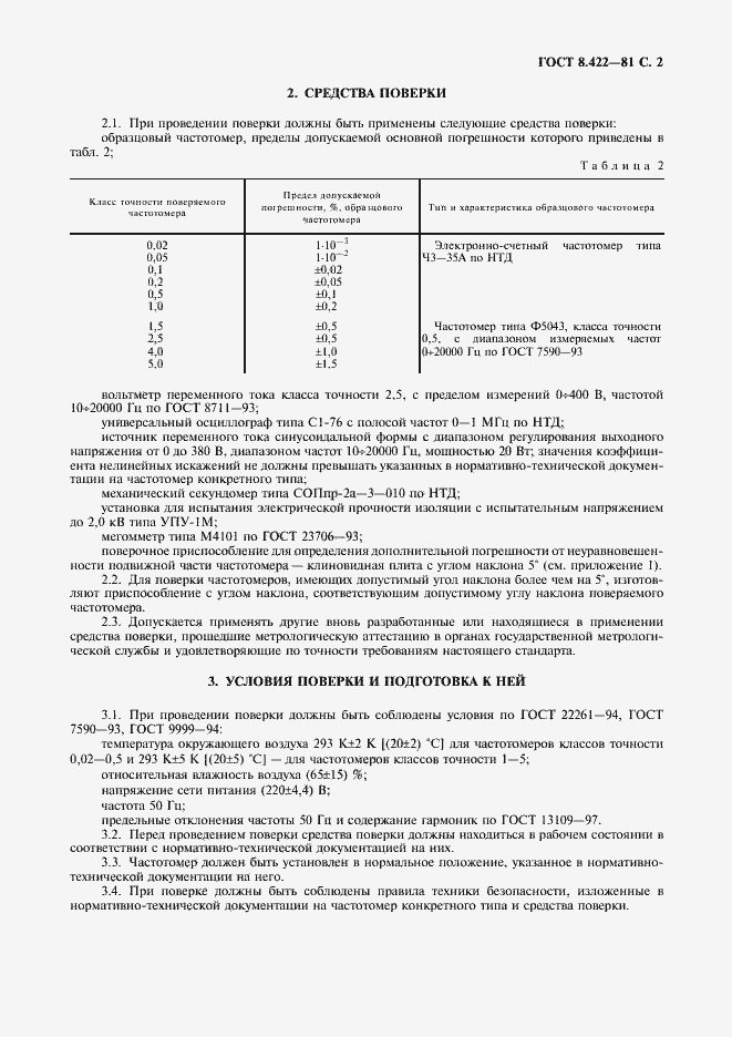 Страница 3 ГОСТ 8.422-81