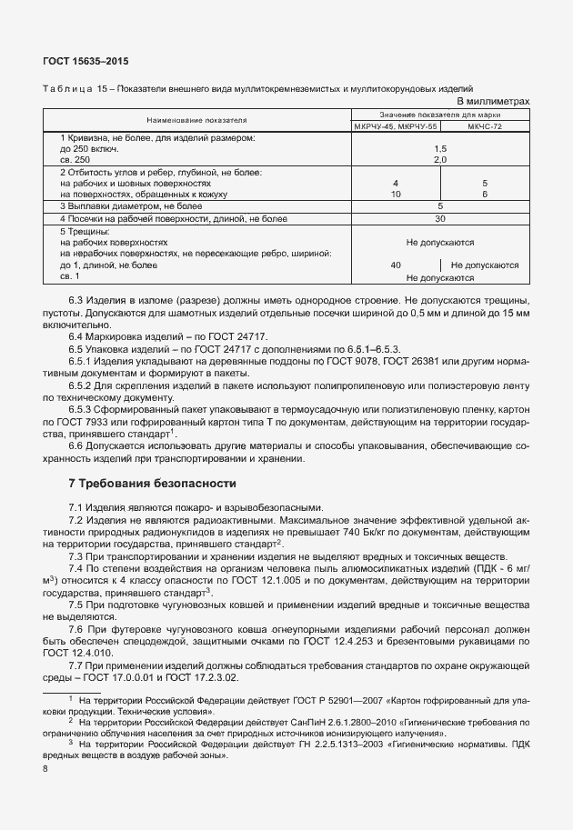 Страница 10 ГОСТ 15635-2015