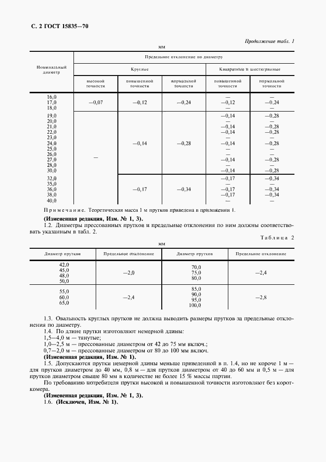 Страница 3 ГОСТ 15835-70