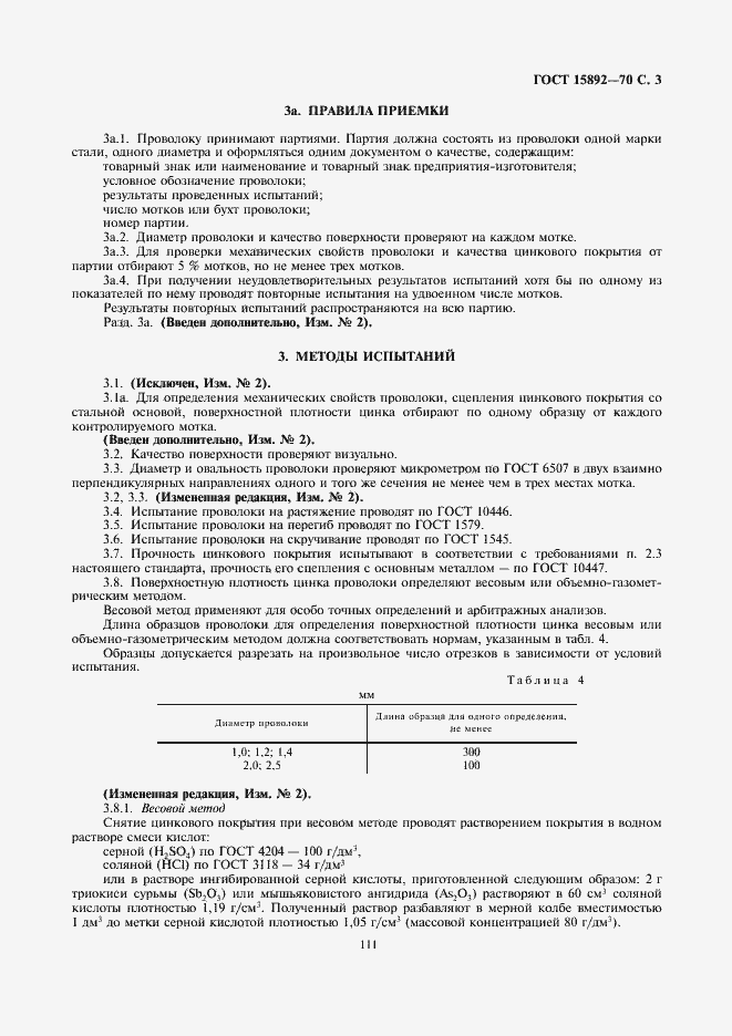 Страница 3 ГОСТ 15892-70