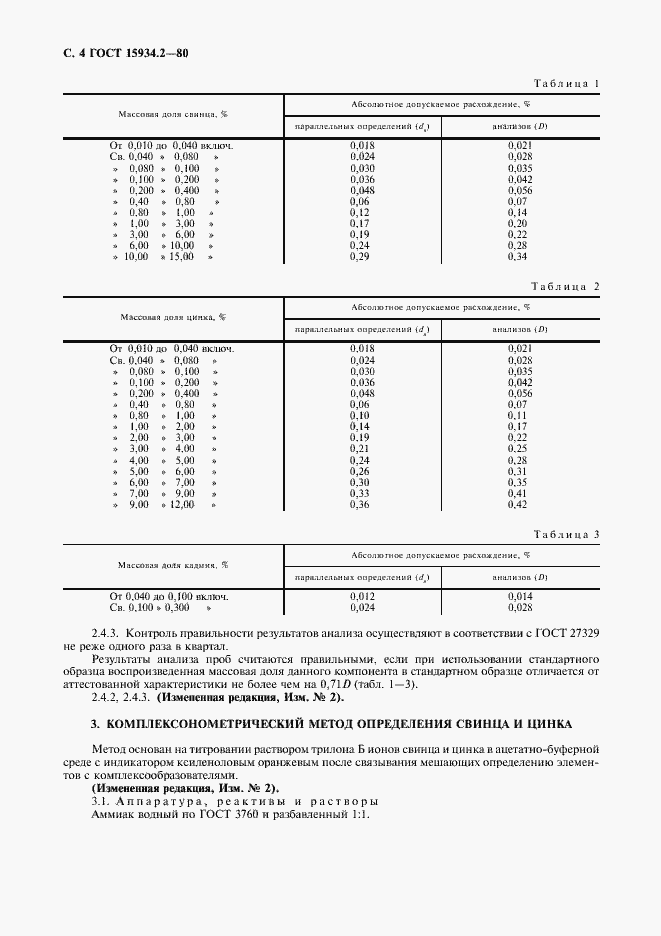 Страница 6 ГОСТ 15934.2-80