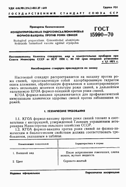 Страница 3 ГОСТ 15990-70