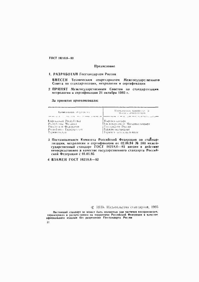 Страница 2 ГОСТ 16218.6-93