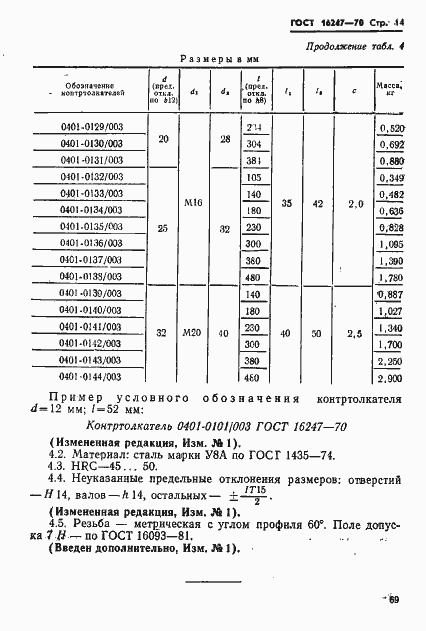 Страница 14 ГОСТ 16247-70