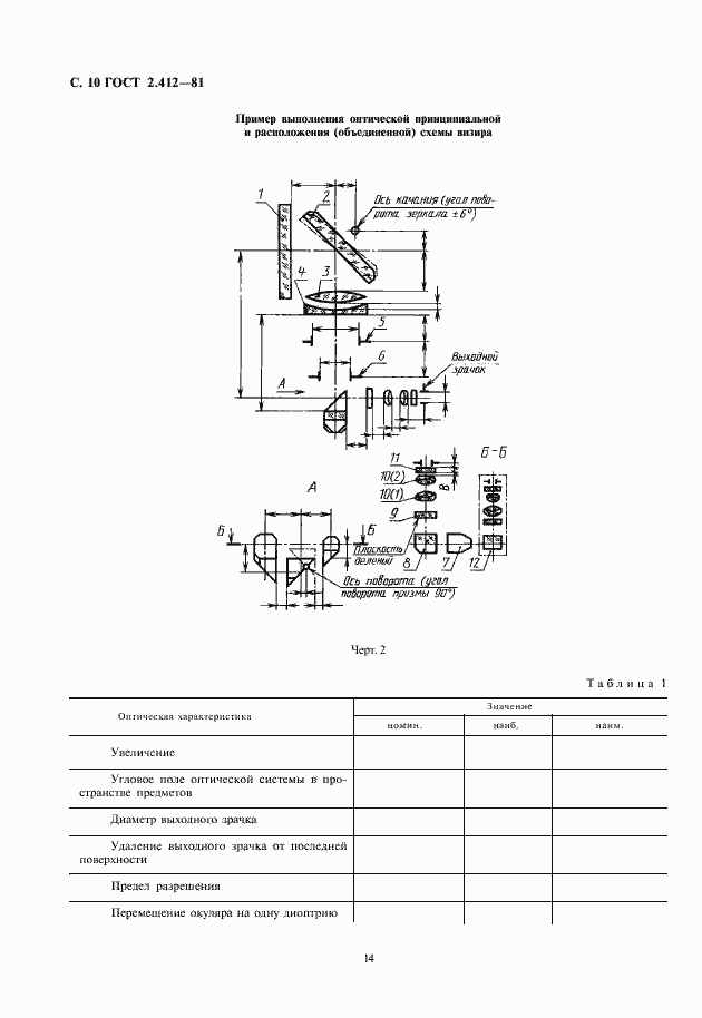 Страница 14 ГОСТ 2.412-81