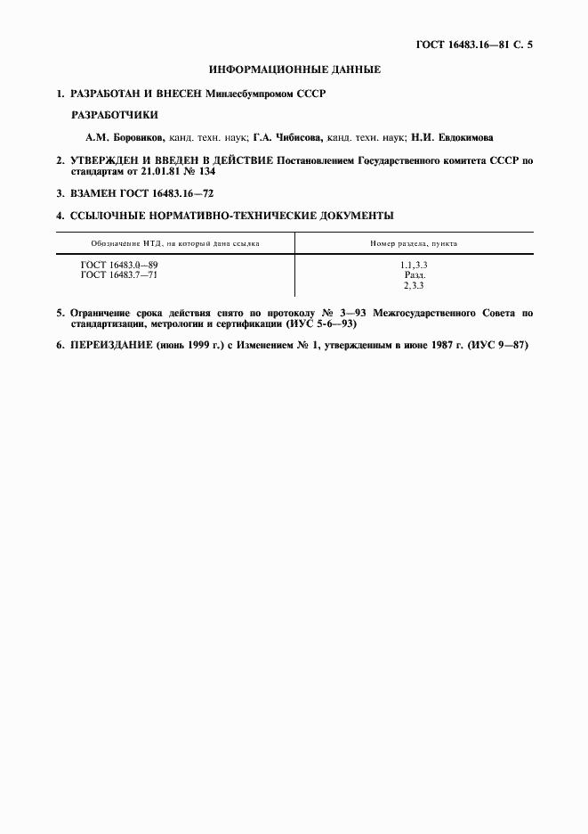Страница 6 ГОСТ 16483.16-81