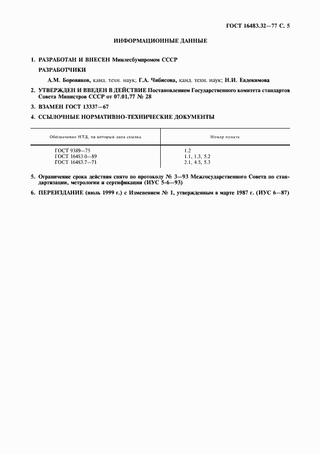 Страница 6 ГОСТ 16483.32-77