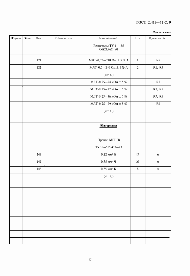 Страница 11 ГОСТ 2.413-72