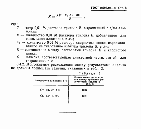 Страница 8 ГОСТ 16698.10-71