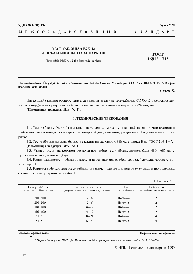 Страница 2 ГОСТ 16815-71