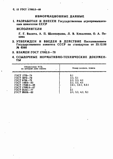 Страница 12 ГОСТ 17082.5-88