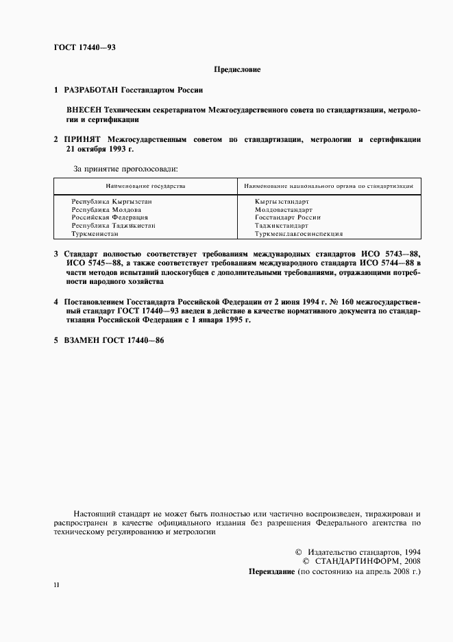 Страница 2 ГОСТ 17440-93