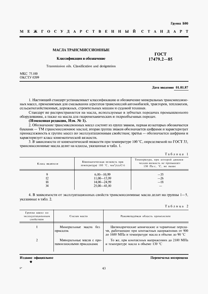 Страница 1 ГОСТ 17479.2-85