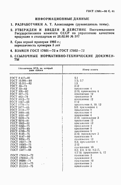 Страница 42 ГОСТ 17601-90
