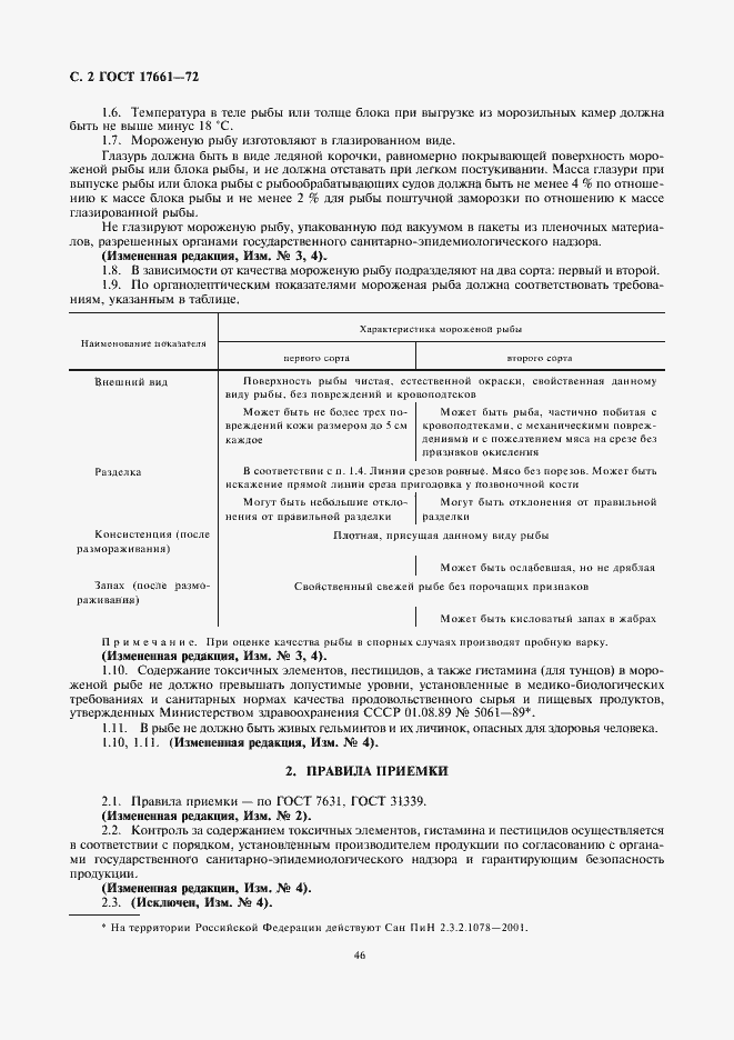 Страница 4 ГОСТ 17661-72