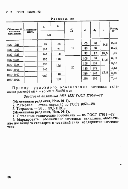Страница 2 ГОСТ 17669-72