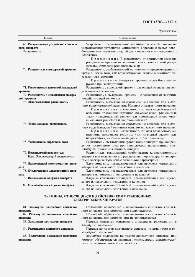 Страница 6 ГОСТ 17703-72